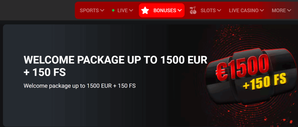 888starz Welcome Bonus for Casino